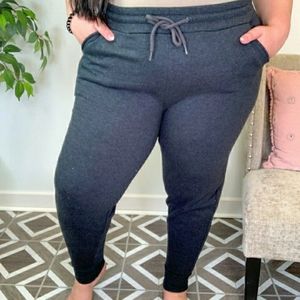NWOT Zenana 1X joggers charcoal